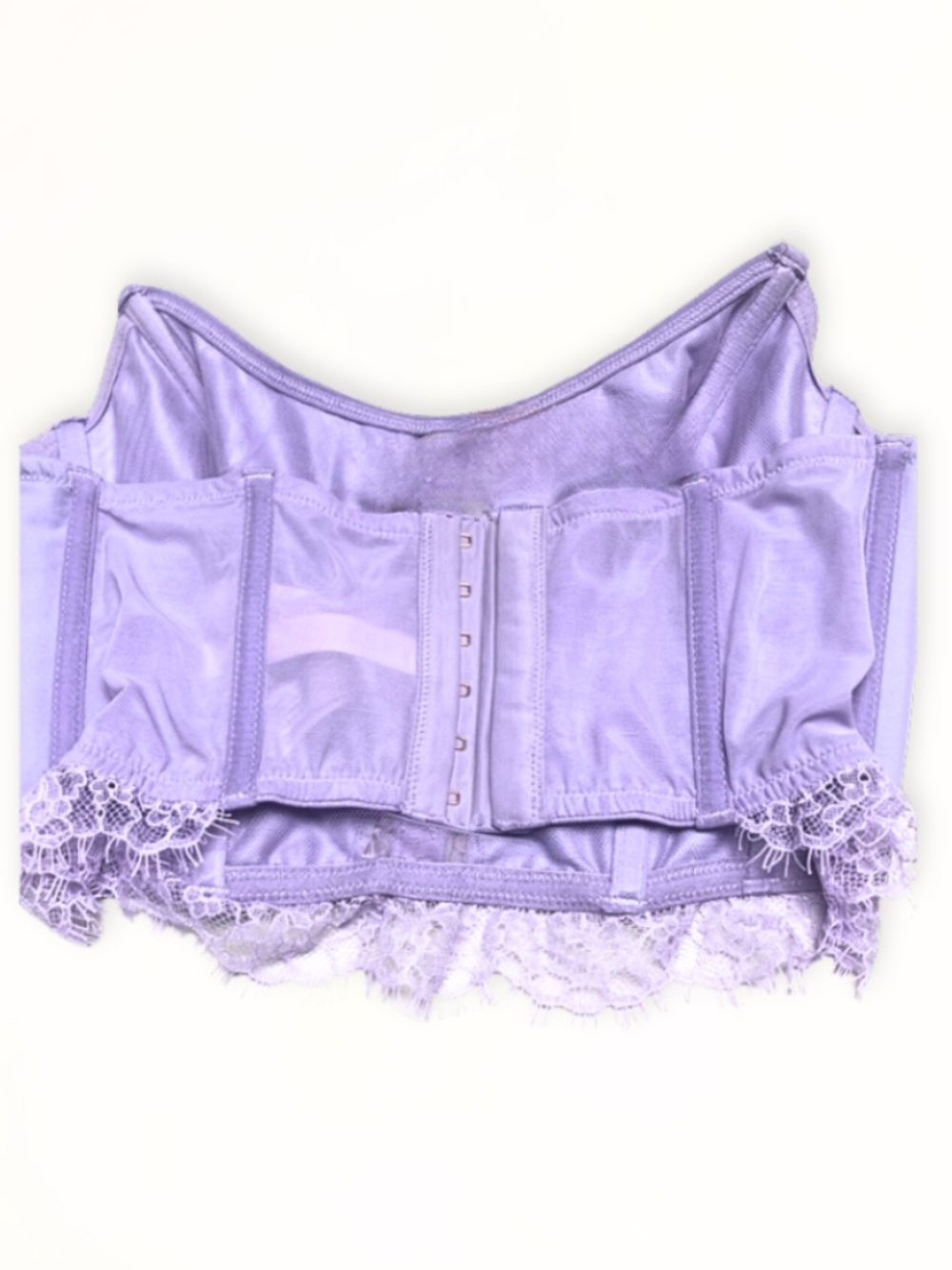 Victorias Secret Floral Embroidered Lingerie Top XS Fairy Strapless Corset - Picture 3 of 9